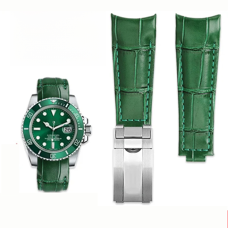 Rolex Watch Submariner - 오리지널 스타일 곡선형 엔드 시계 스트랩