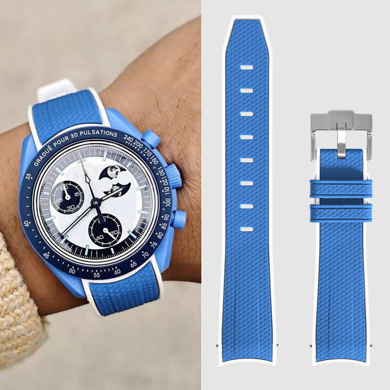 Omega Watch Seamaster - 오메가 스와치 20mm 커브 시계 스트랩
