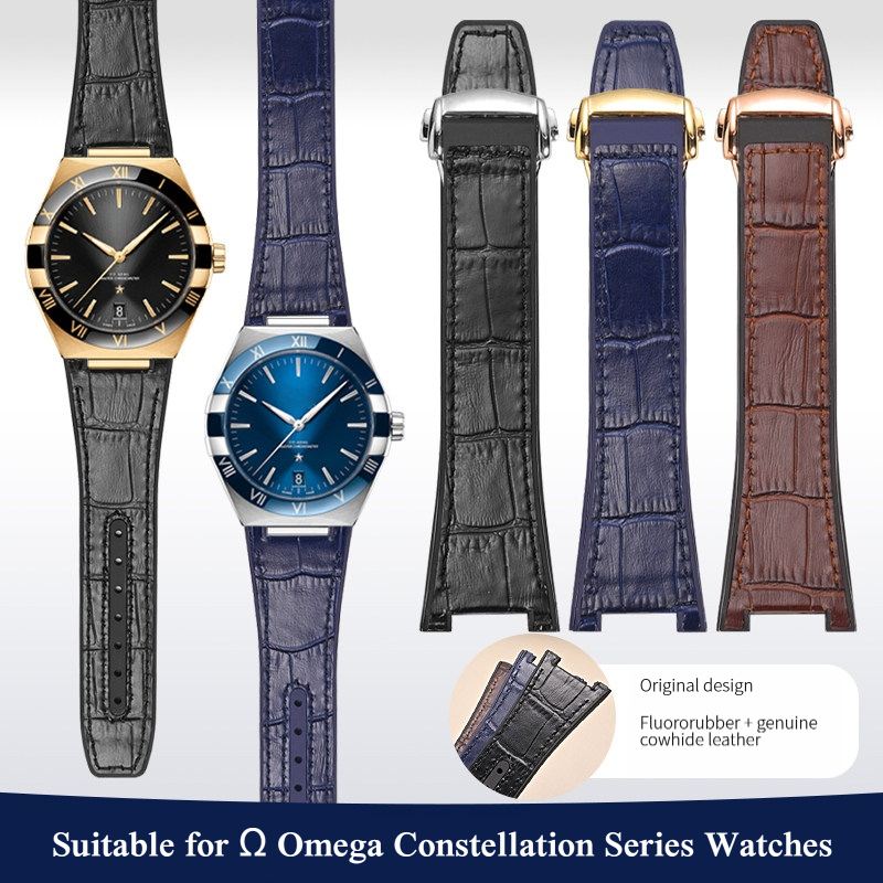오메가 컨스텔레이션 시리즈용 정품 소가죽+FKM 시계줄 - Omega Watch Constellation 리뷰 및 가격