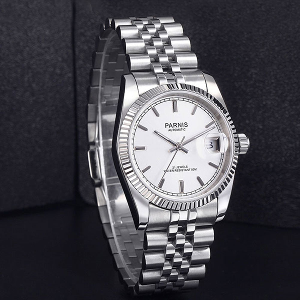 파르니스 36mm 남성용 오토매틱 시계 미요타 8215 - Rolex Watch Datejust 리뷰 및 가격